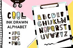 INK DRAWN ALPHABET Product Image 1