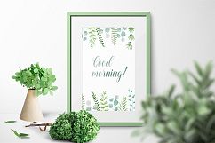 Watercolor green design Product Image 5