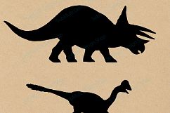 Dinosaurs silhouette svg / dinosaur Clipart, Iron on Transfer, Scrapbooking &amp; Crafts / SVG template / EPS / PNG /animal silhouette / vector Product Image 2