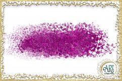 Brush Strokes in Purple Glitter - Digital Clipart 24 of beautiful PNG files Product Image 14