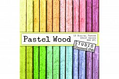 Wood Digital Paper - Pastel Shabby Wood Background Product Image 1
