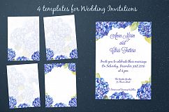 Hydrangea Watercolor Flowers Product Image 4