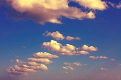 Sky with clouds in vintage style. Product Image 1