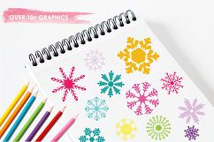 Snowflakes Icons graphics and illustrations Product Image 3