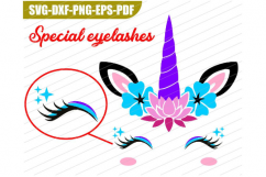 unicorn svg, unicornio, unicorn face svg, cara de unicornio Product Image 1