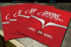 A Divine Christmas Flyer Photoshop Template Product Image 2