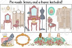 Vintage Boudoir Clipart Set Product Image 8
