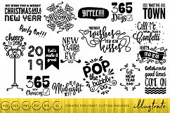 New Years 2019 SVG Cut File Design Bundle Product Image 1
