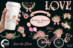 Wedding Bouquets, graphic, illustration, clipart AMB-1325 Product Image 1