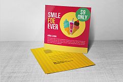 Icecream Promotional Postcard Product Image 2