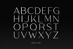 Athena - An elegant font Product Image 2