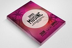 Summer Beach Music Party Flyer Product Image 2