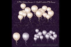 Luxury Pearl, Purple, Gold Glitter Kit, Balloon, Bow, Lights Product Image 4