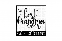 Best Grandma Ever Cut File Product Image 1