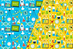 Science Flat Seamless Patterns Product Image 3