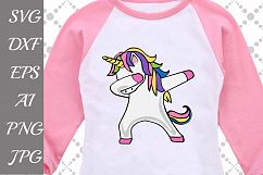 Dabbing Unicorn Svg Product Image 1