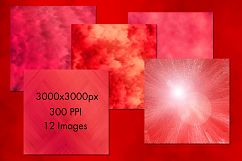 Cherry Red Backgrounds - 12 Image Set Product Image 2