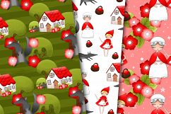 Little red riding hood pattern Product Image 4
