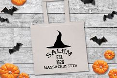 Salem Massachusetts SVG Cut File - Halloween SVG DXF EPS PNG Product Image 8