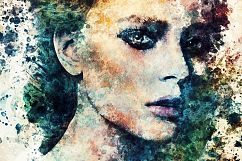 Watercolor Portrait Photo Template Product Image 6