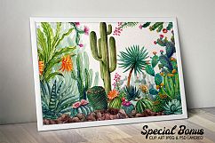 Watercolor Cactuses Product Image 7