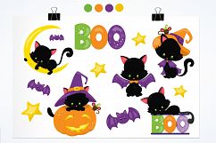 Halloween Kittens graphics and illustrations Product Image 2