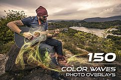 150 Color Waves Photo Overlays Product Image 1