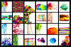 34 Watercolor vector set background. Product Image 2