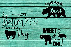 Animal quotes svg cutting files | fall quotes svg cutting Product Image 4