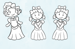 Cinderella Fairy Tale Digital Stamp Collection Product Image 3