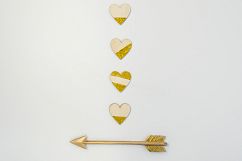 Valentine&#039;s Styled Photo Bundle - Gold &amp; Rose Product Image 5