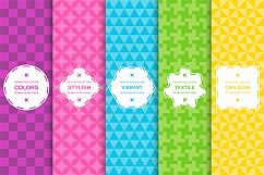 Mosaic seamless colorful patterns Product Image 1