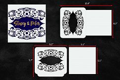 Bundle big set wedding invitations svg laser cut templates Product Image 16