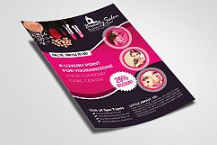 Beauty Salon &amp; Parlor Flyer Template Product Image 2