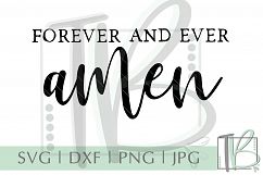 Forever and Ever Amen SVG Product Image 2