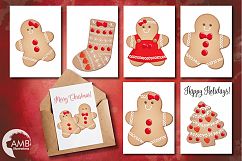 Christmas Cookies clipart, graphics, illustratinos AMB-1502 Product Image 5