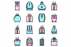 Air freshener icons set vector flat Product Image 1