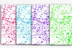 Watercolor Splashes Digital Paper, Hand Painted Watercolor Splashes Background, Watercolour Splash Textures  Product Image 3
