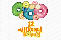 Watercolor Donuts Product Image 3