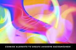 25 Abstract Png Neon Elements Product Image 2