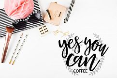 Yes You Can Coffee SVG Product Image 1