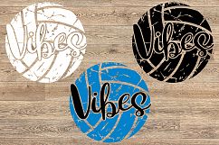 Volleyball Vibes svg grunge ball 1003S Product Image 2