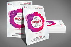 Electro Minimal House Party Flyer Template Product Image 3