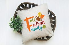 Fall Football Family SVG - Fall SVG Cut File - DXF EPS PNG Product Image 5