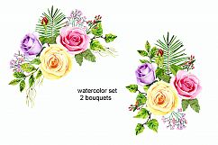 Watercolor roses Product Image 3