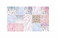 Love Pink Xmas Digital Paper Product Image 5