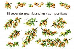 WATERCOLOR argania and argan oil set Product Image 2