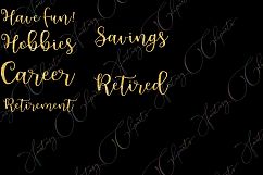 Retirement Word Art Clipart Product Image 4