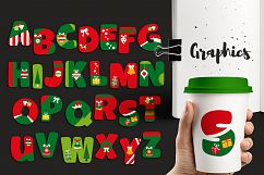 Christmas Alphabet Letters Graphics Product Image 3