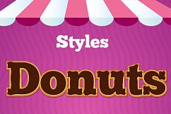 Style Donuts -  Add-ons Illustrator  Product Image 1